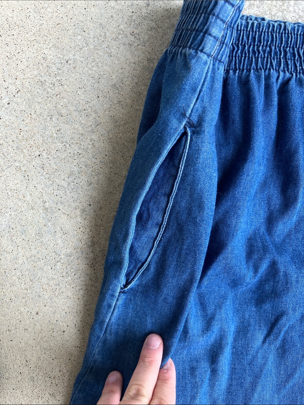 Talbots VTG 90s Denim Maxi Skirt, 20 - Picture 3 of 5